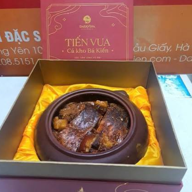 Cá kho Tiến Vua 1,5kg trong niêu đất